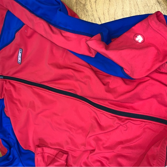 Canari blue/red cycling shirt - Picture 2 of 6